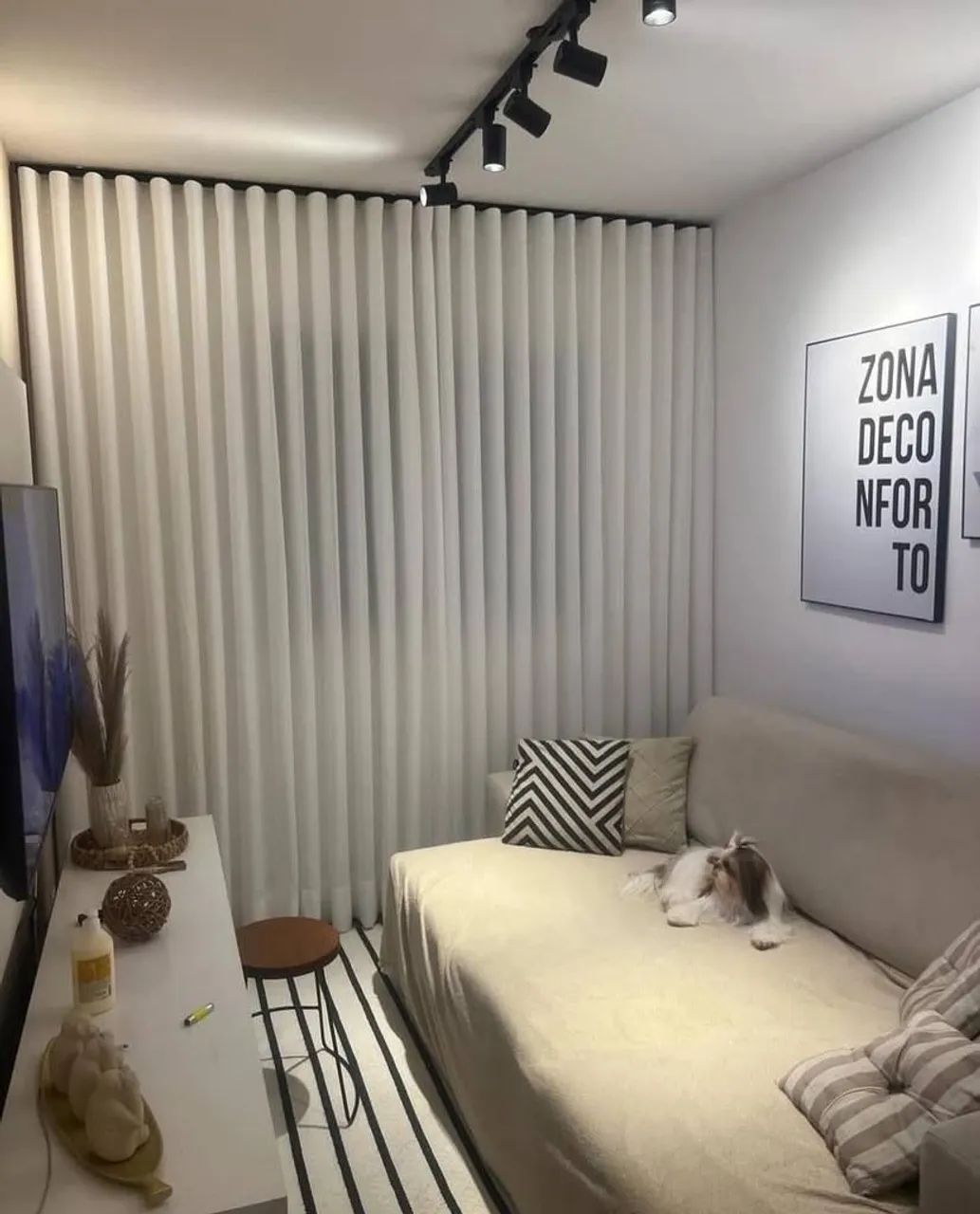 Cortinas em Tecidos. Voil em linho sintético! - Foto 4