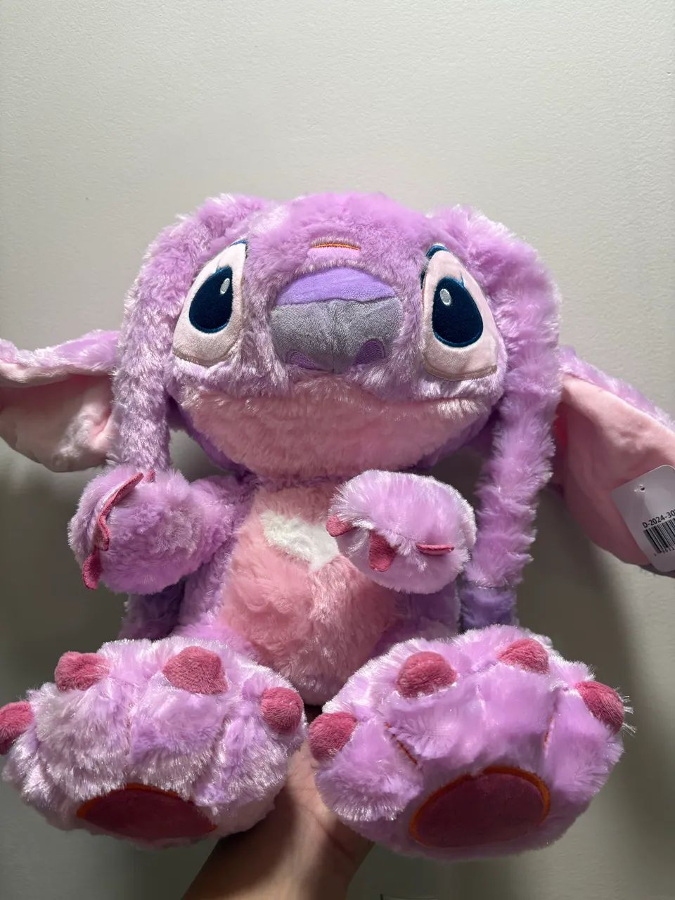 Urso Stitch Rosa