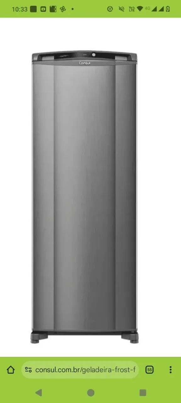 Vendo geladeira Consul Frost Free Semi nova  - Foto 2