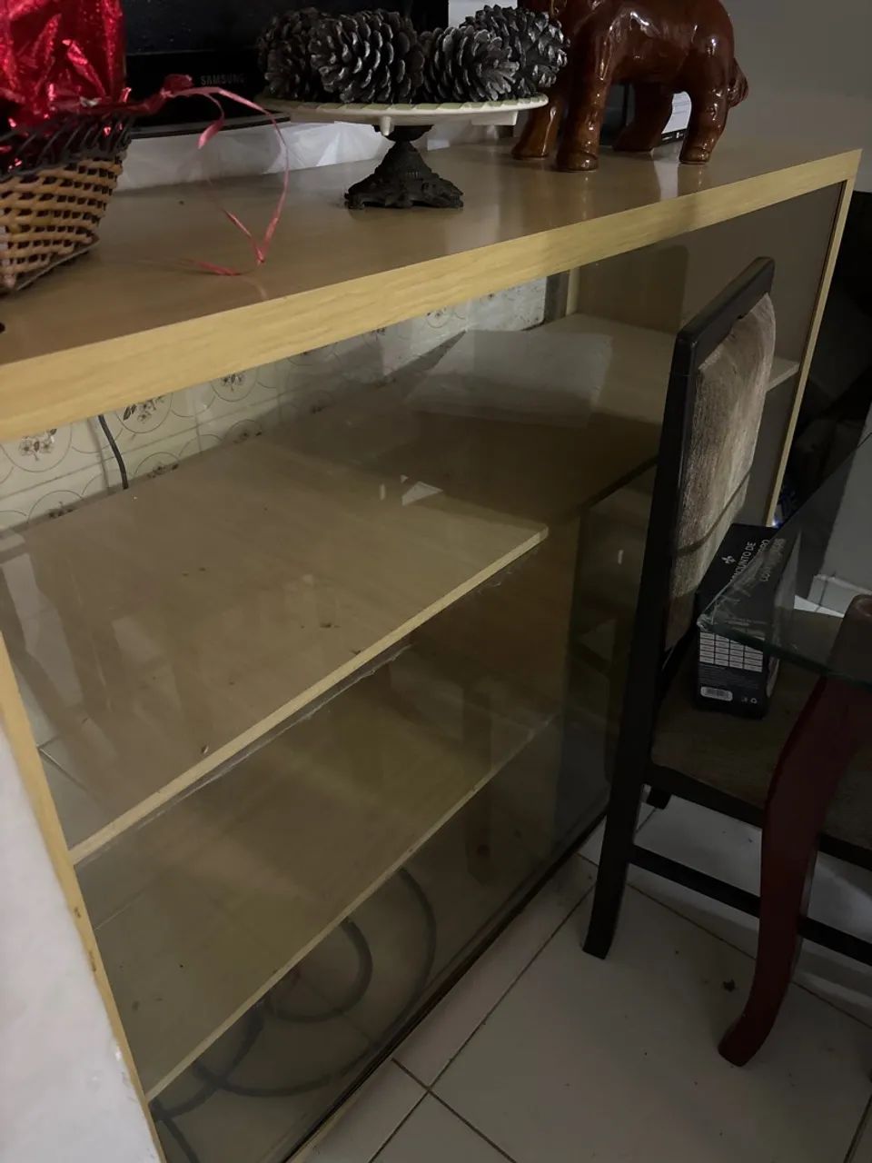 Balcão MDF e Vidro 