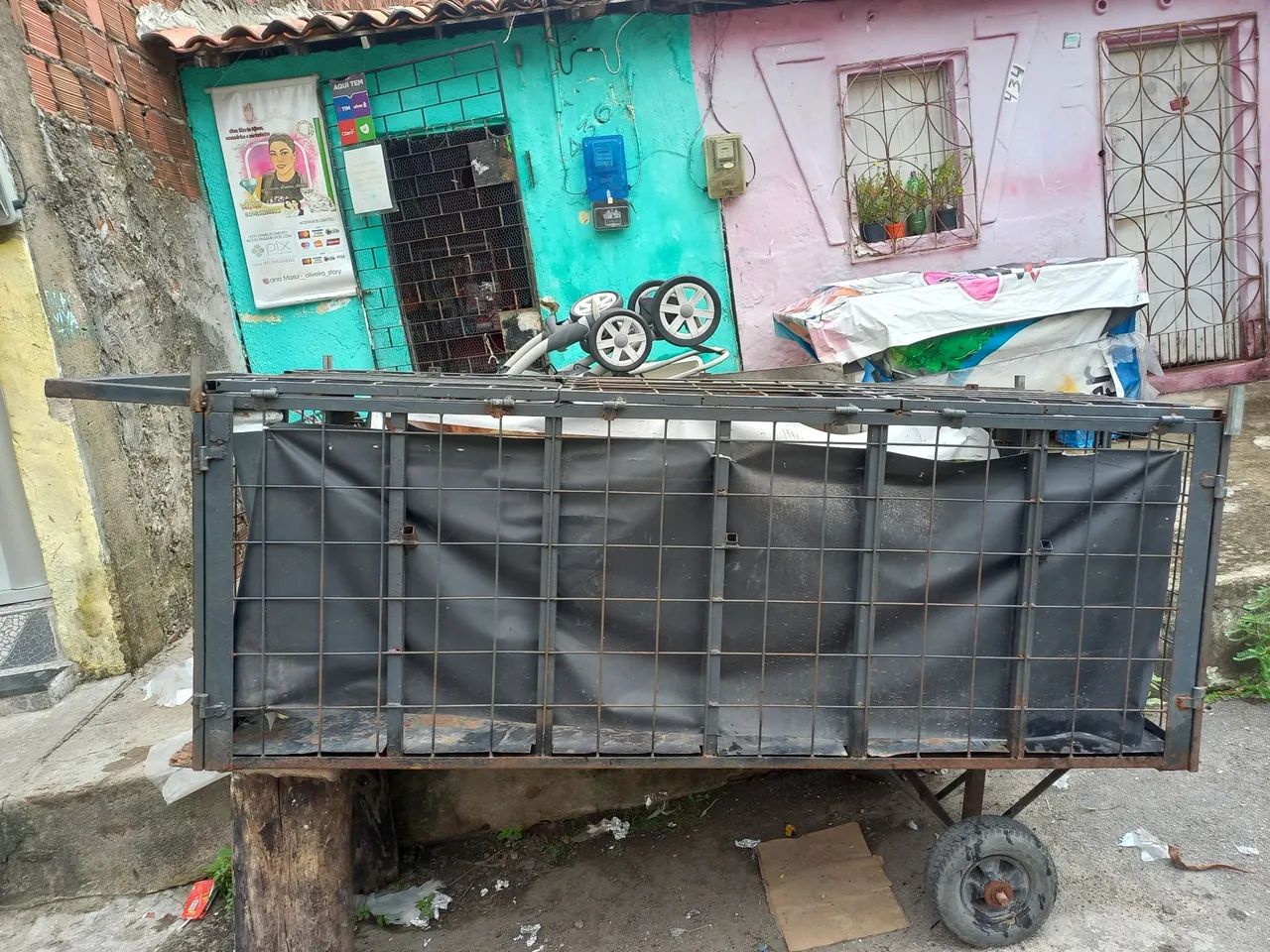 Carrinho pra trabalhar em feira com cobertura  - Foto 4