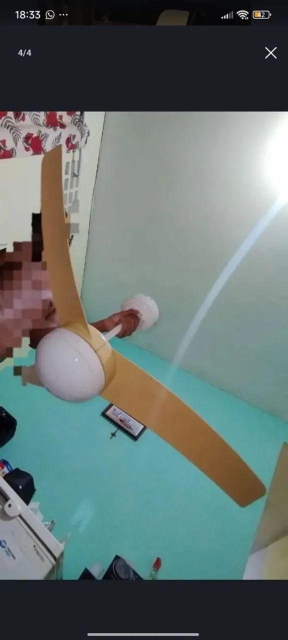 Ventilador de teto  - Foto 3