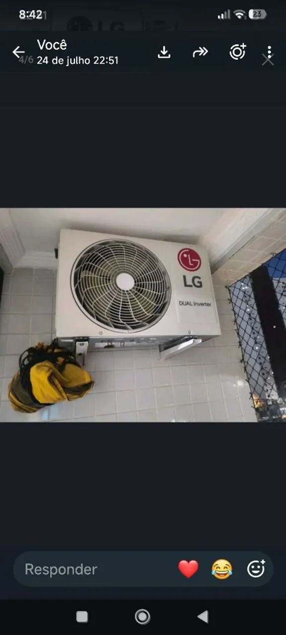 Ar-condicionado 12 BTUs usado tudo funcionando perfeitamente  - Foto 4