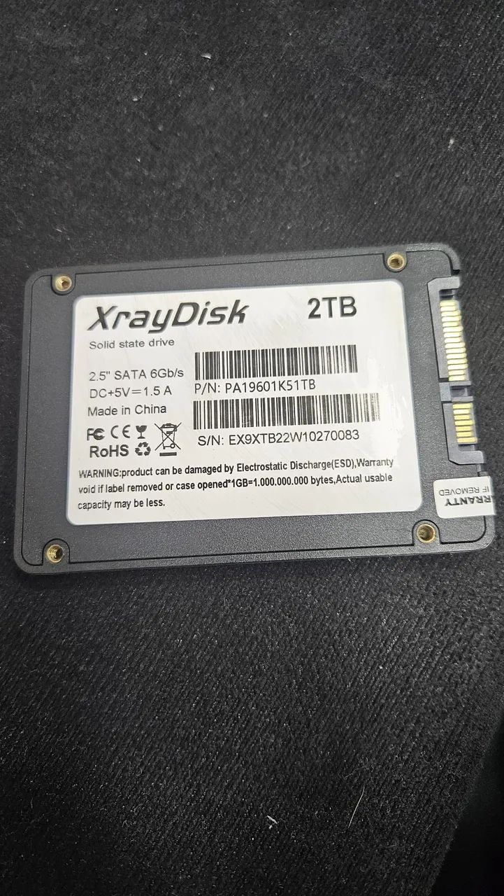 SSD 2TB XrayDisk Sata 2.5