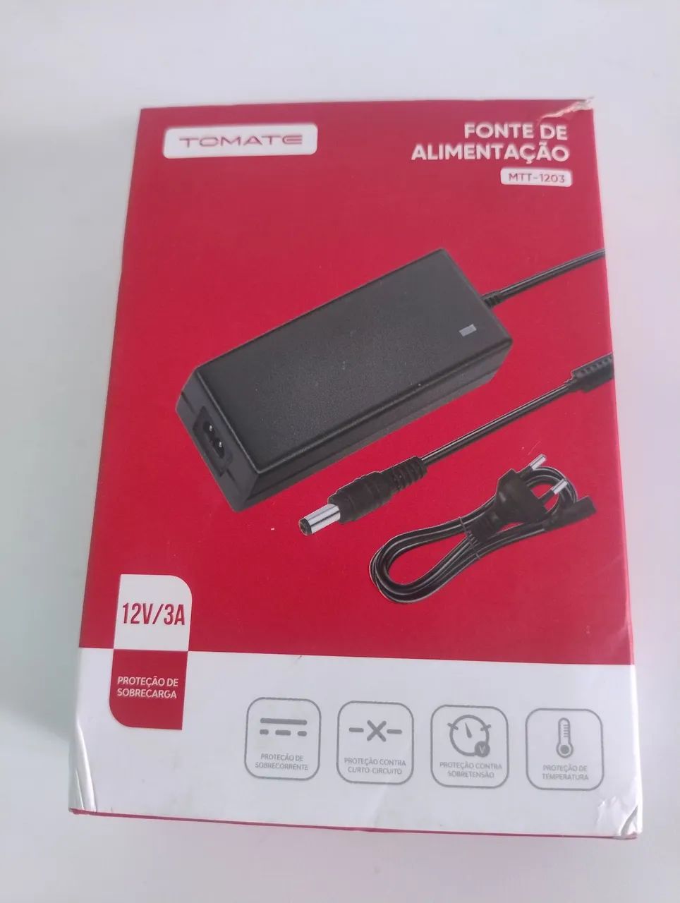 Fonte de alimentação 12v 3a bivolt nova 