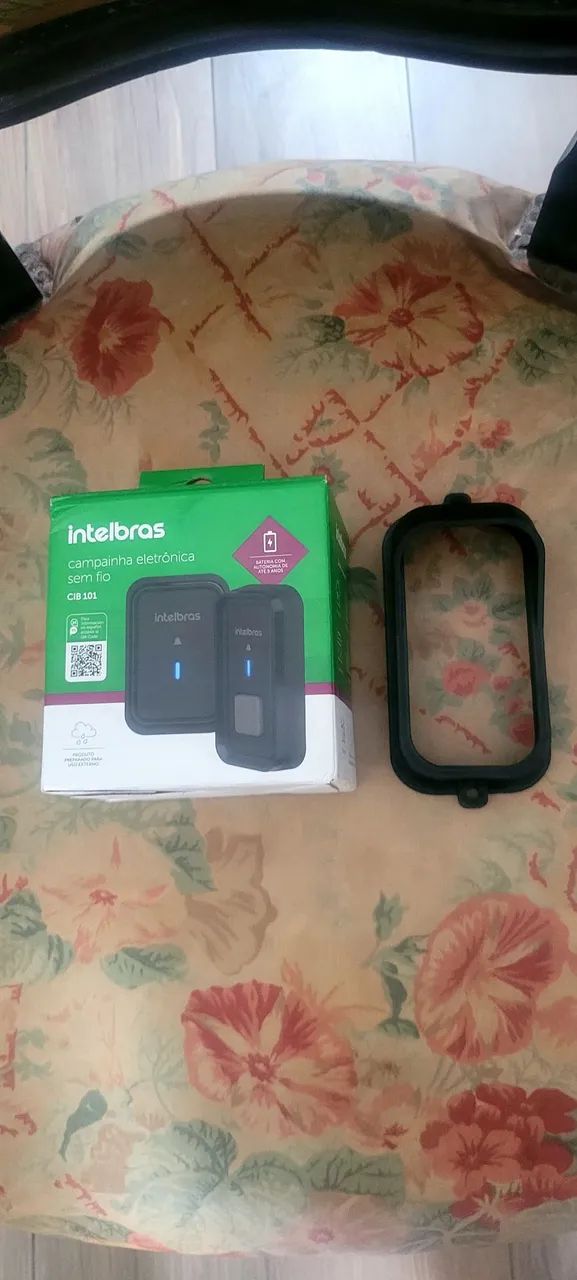CAMPAINHA INTELBRAS CIB 101 LACRADA COMPLETA COM CAPA DE PROTEÇÃO