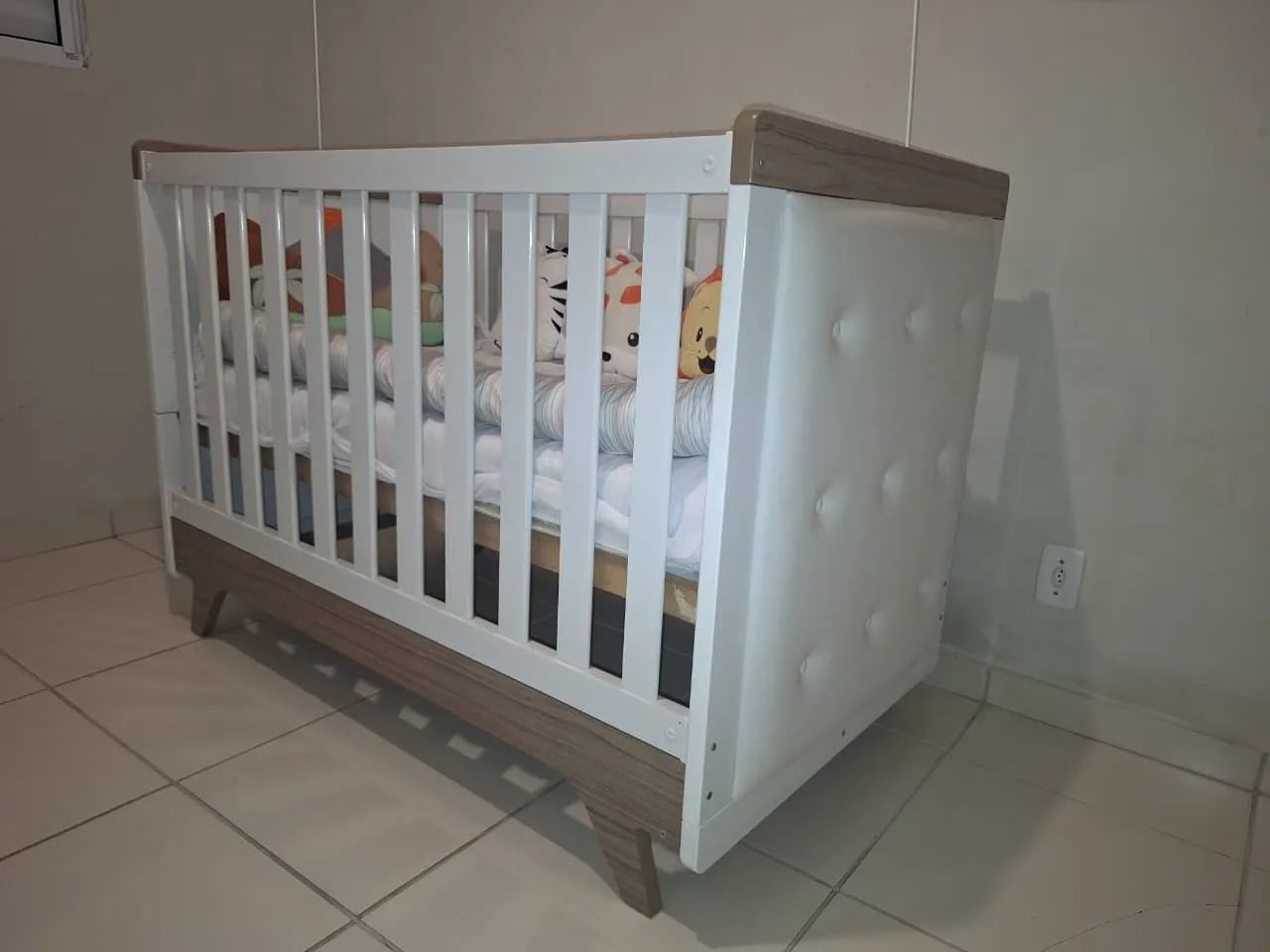 Berço americano com colchão e kit decoração  - Foto 4