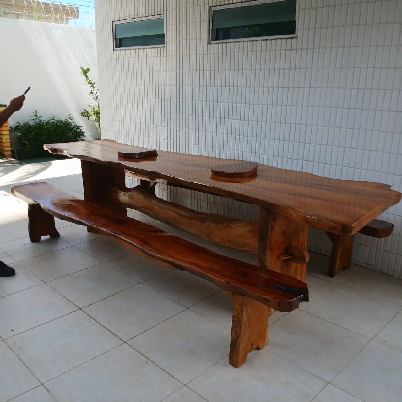 Mesa rústica 