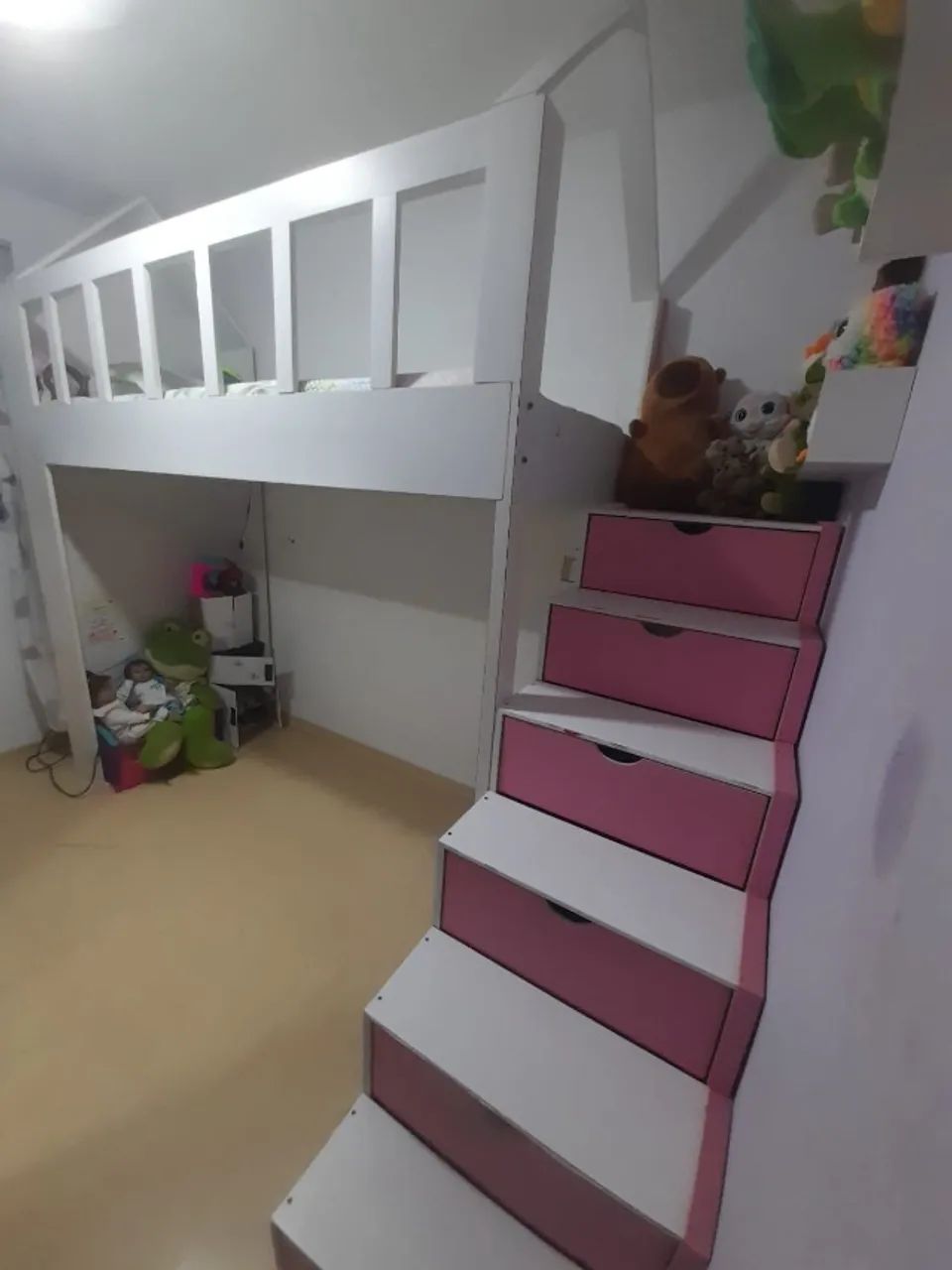 Cama suspensa casinha menina/menino