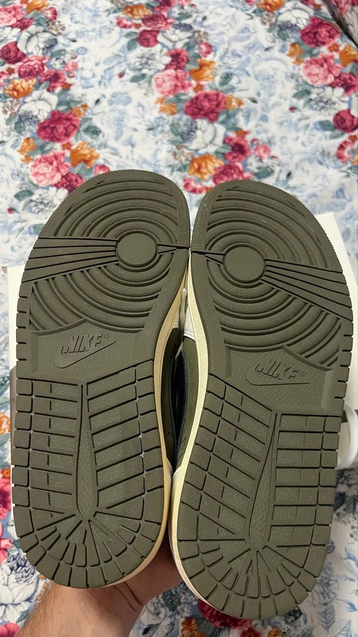 Nike air Jordan 1 Travis Scott Olive Green - Foto 5