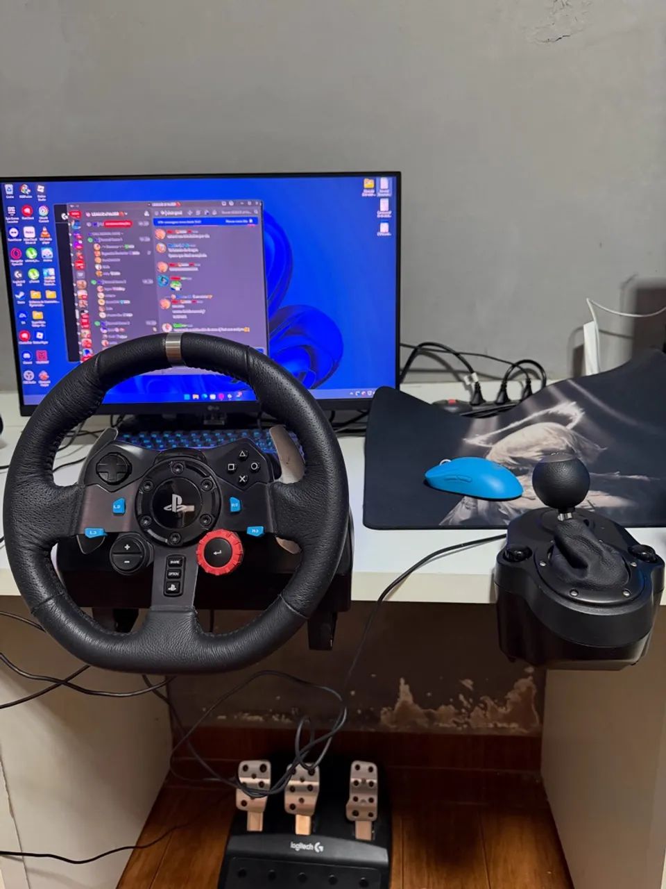 G29 completo + câmbio.