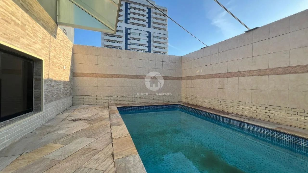 Cobertura duplex com piscina e 3 quartos no Boqueirão em Santos - Foto 2
