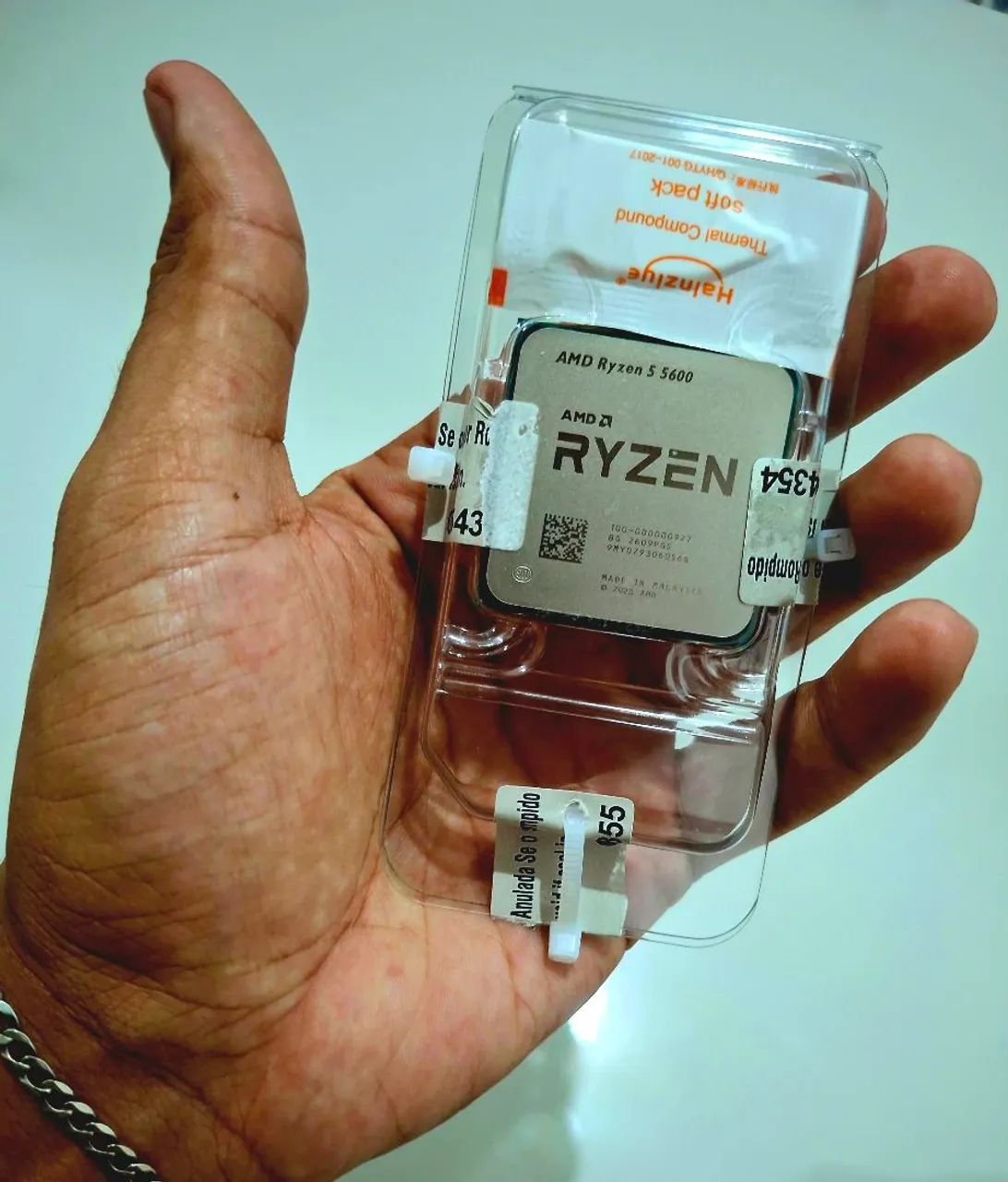 AMD RYZEN 5 5600 OEM ? NOVO - ORIGINAL - Foto 2