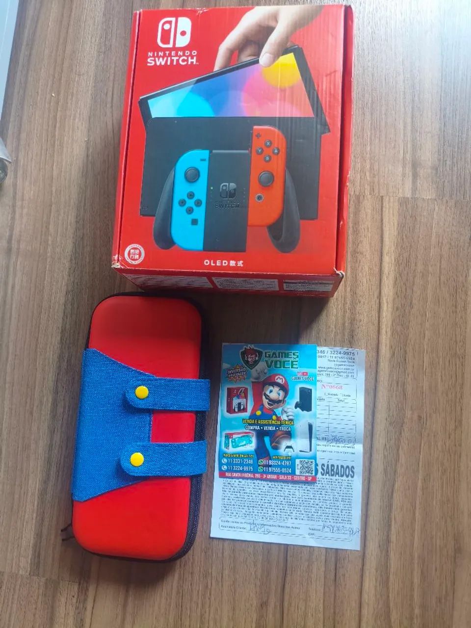 Nintendo Switch OLED 256gb - Desbloqueado - Foto 2