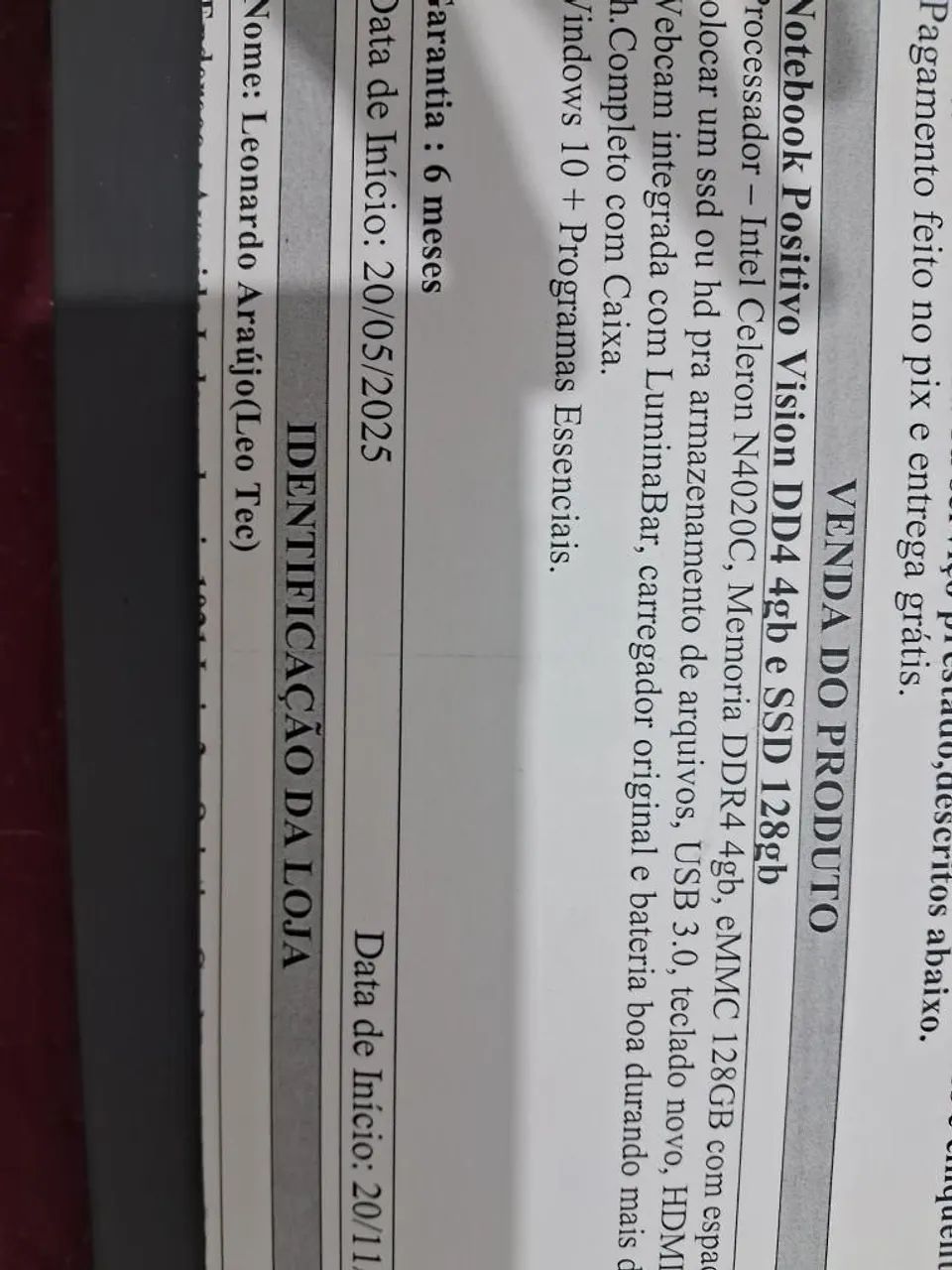 Notebook Positivo Vision  - Foto 3