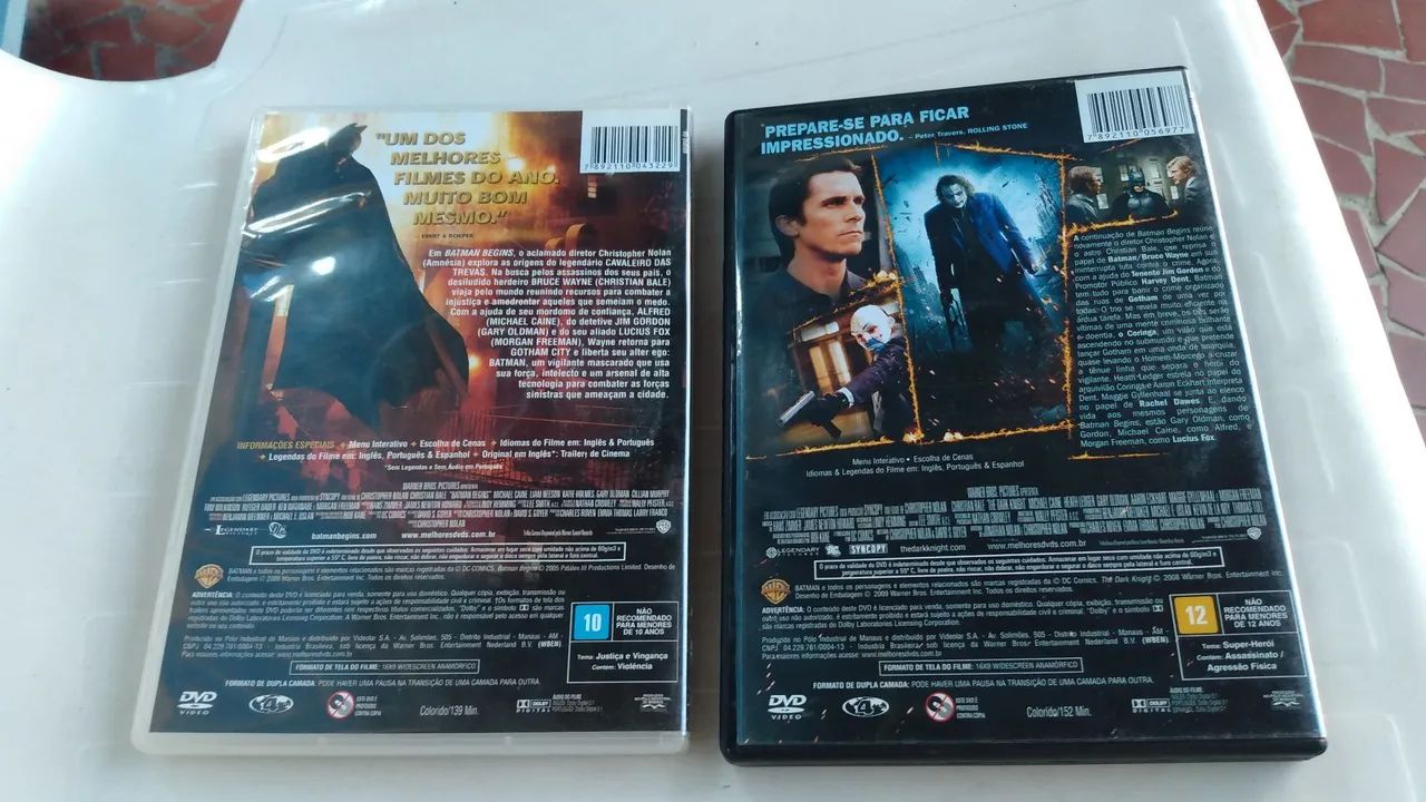 Kit 2 DVDs originais Batman vol. 1e 2. - Foto 3