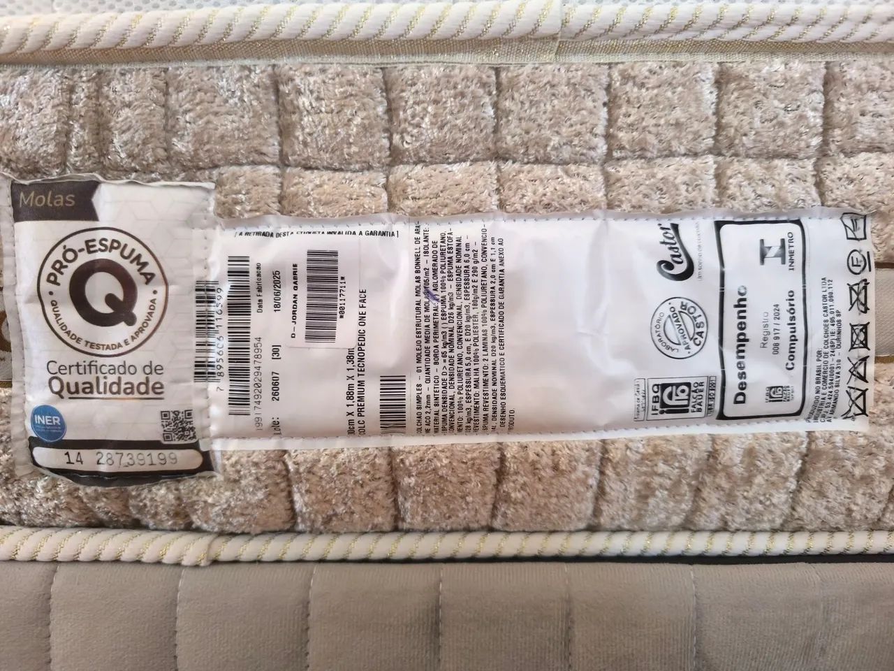 Cama de casal box - castor - Foto 4