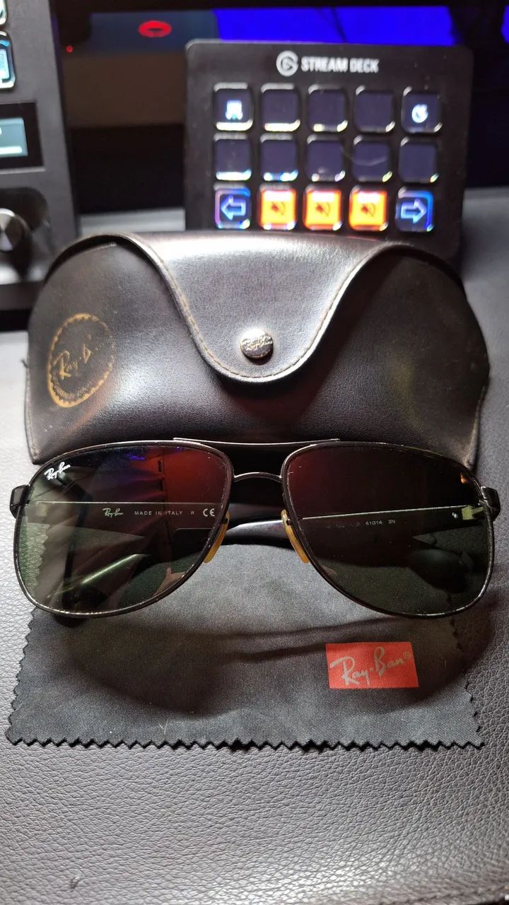 Ray-Ban Warrior RB3342 Made in Italy Original - Ótimo Estado - Foto 2