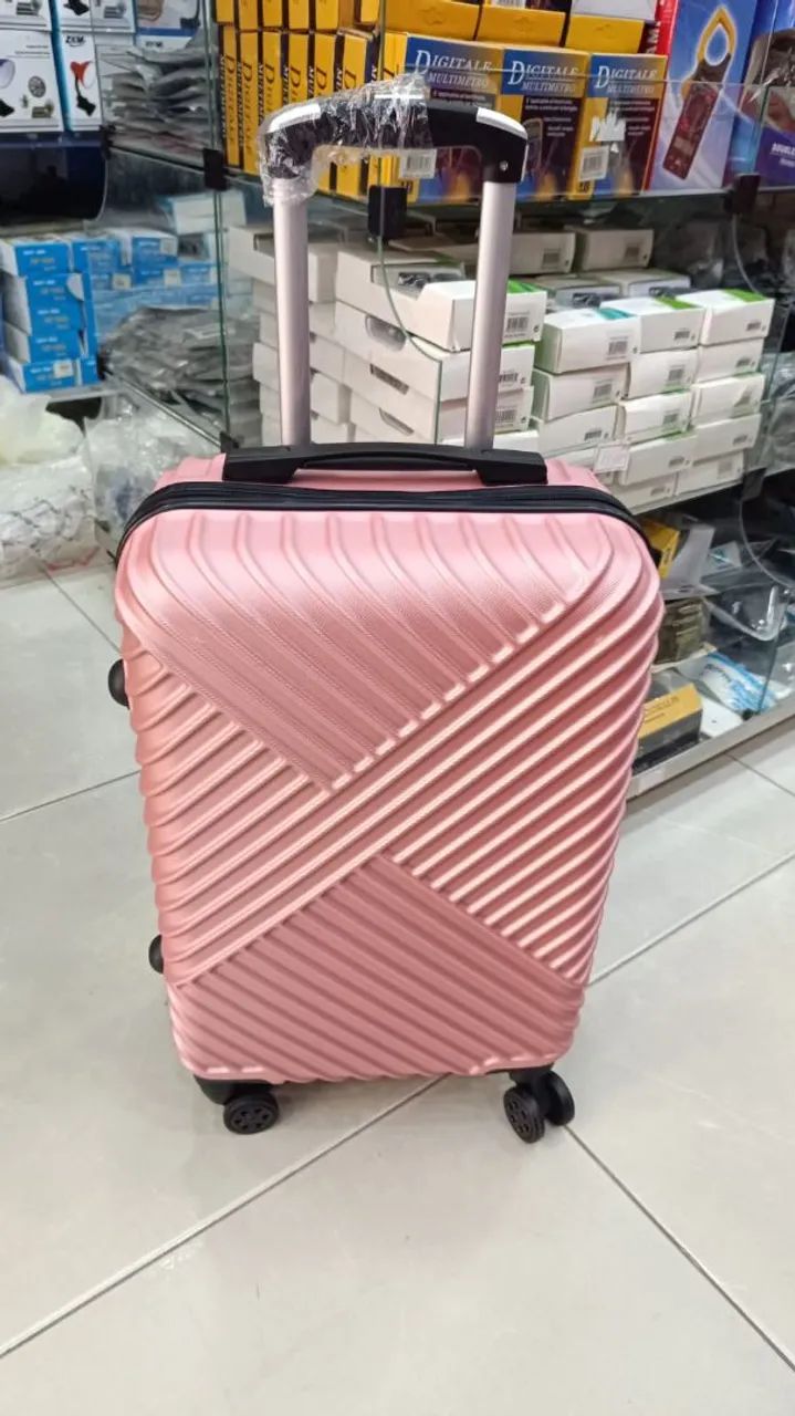 Malas de Bordo e bagagem rodas 360° graus reforçado ABS Premium 