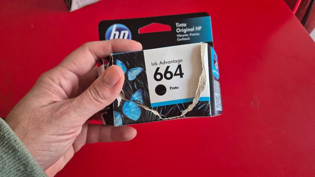 Cartucho hp 664 original preto - Foto 4