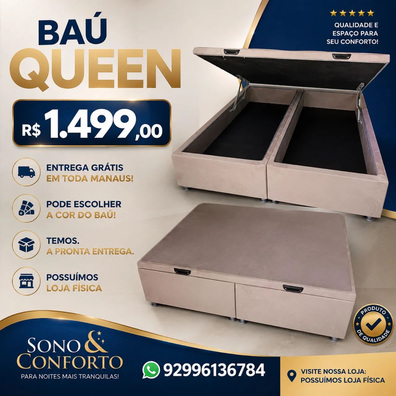 Baú Queen Size 