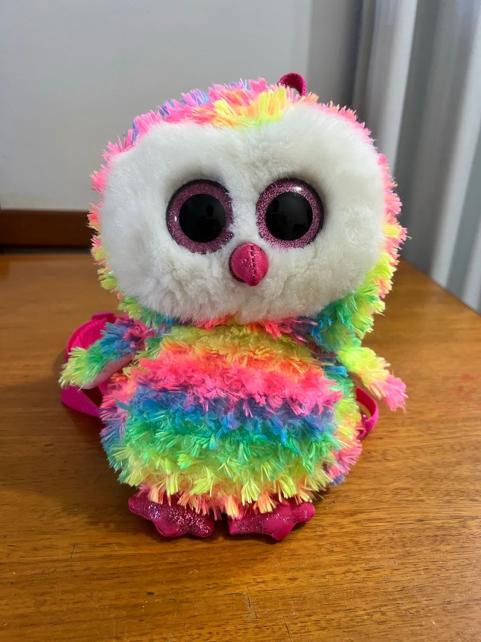 MOCHILA PELÚCIA TY CORUJA 