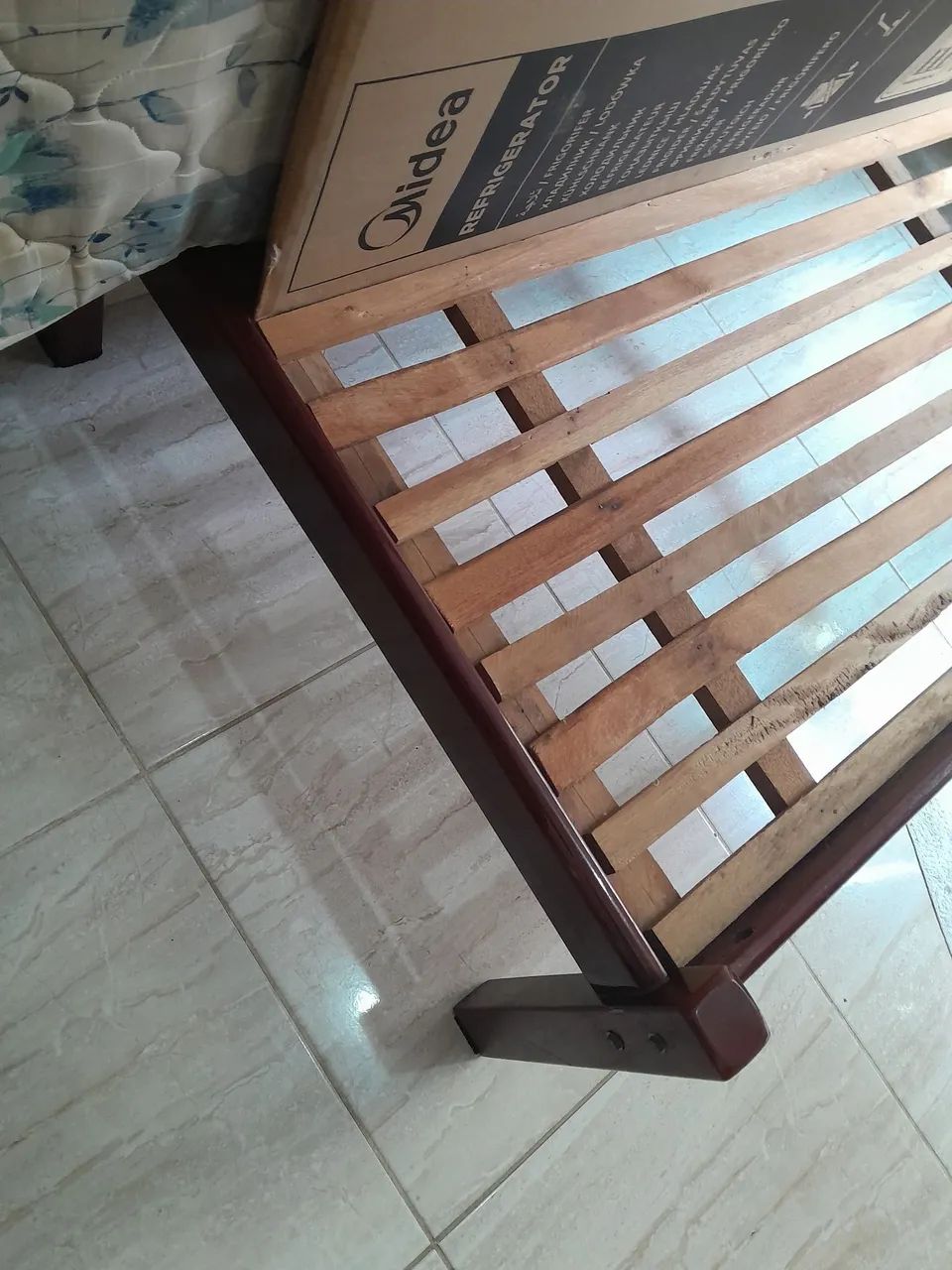 Cama de solteiro madeira maciça  - Foto 3