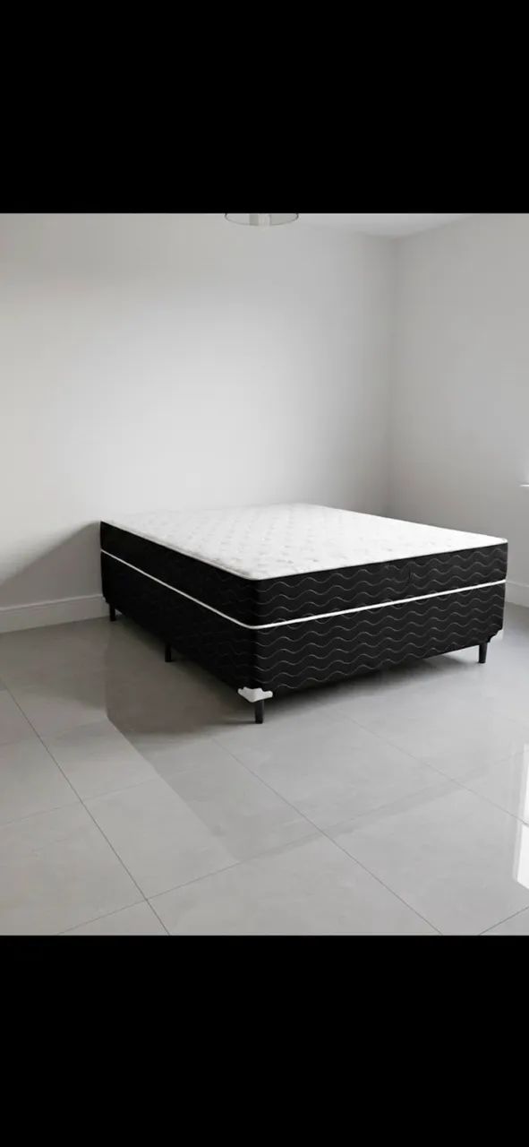Cama box casal nova 