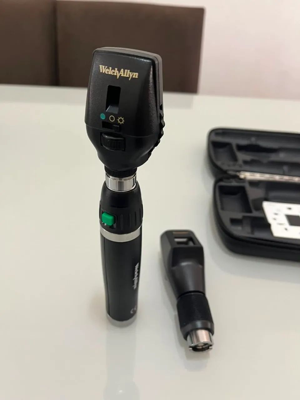 Kit Retinoscópio e Oftalmoscópio Welch Allyn Seminovo - Foto 3