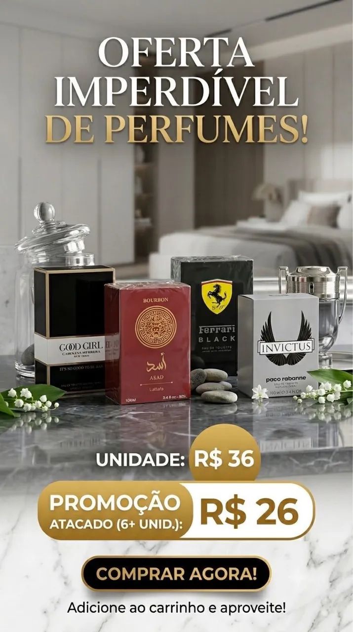 Perfumes importados 