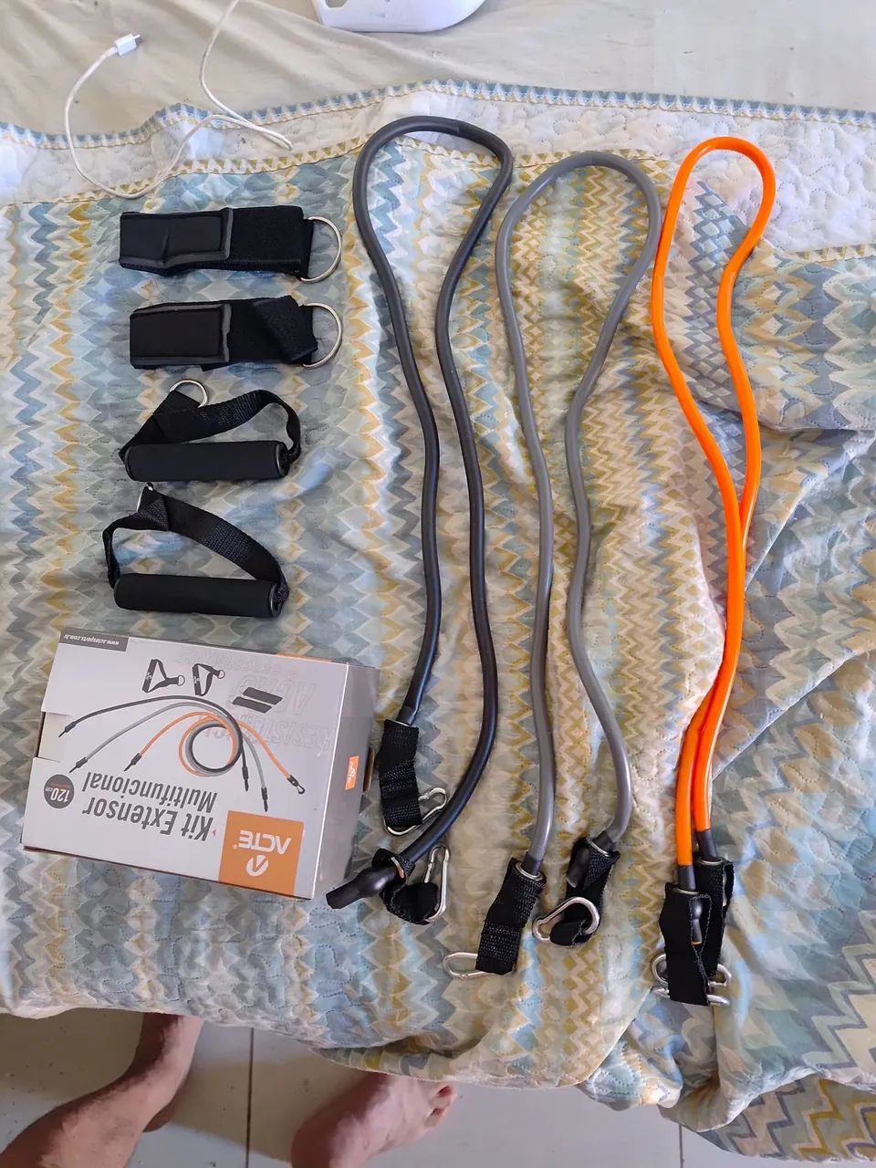 Kit pra ginástica novo nunca usado  - Foto 2