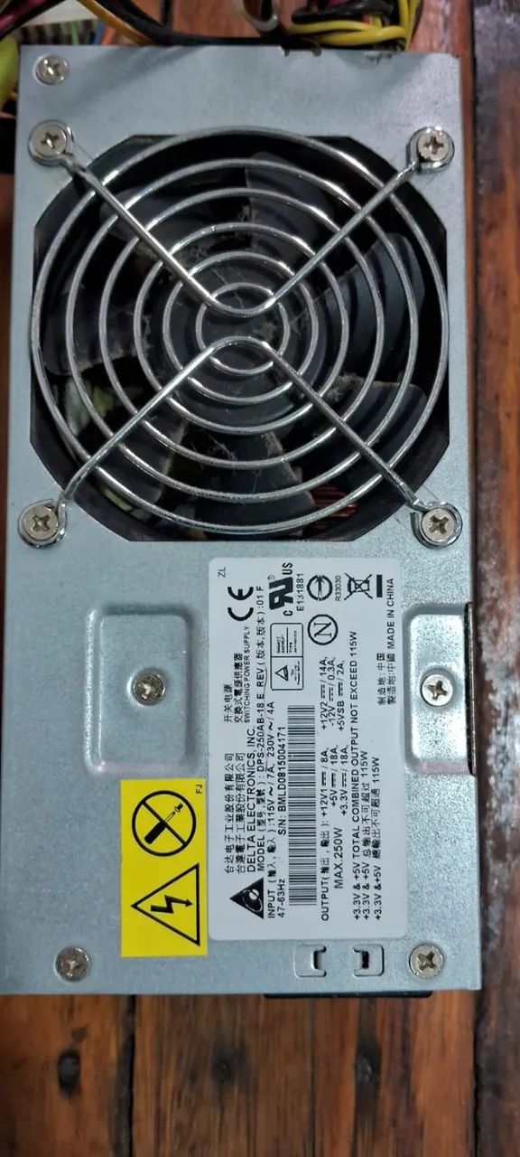 Fonte ATX Slim 250W - Foto 3