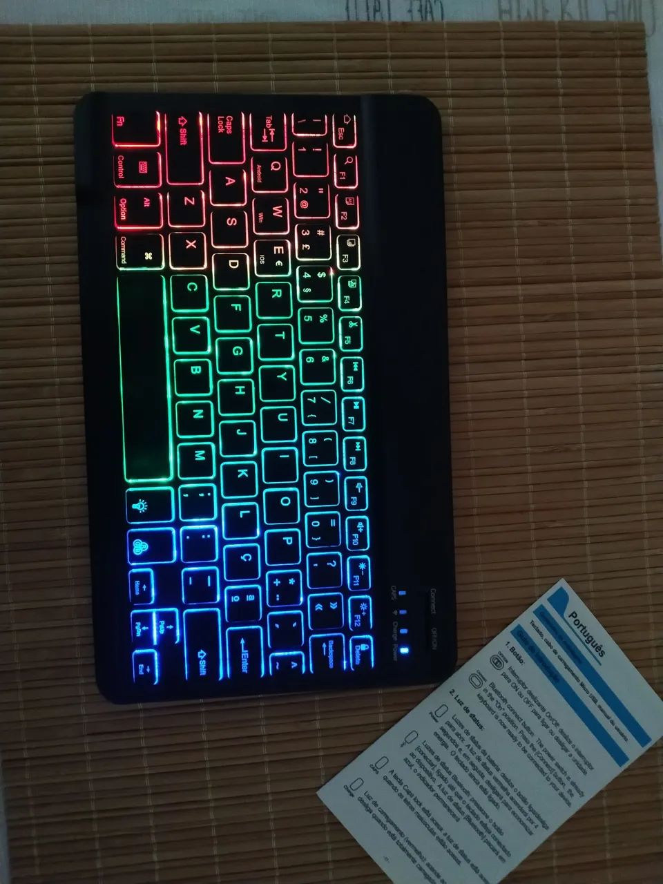 Teclado Bluetooth argb - Foto 3