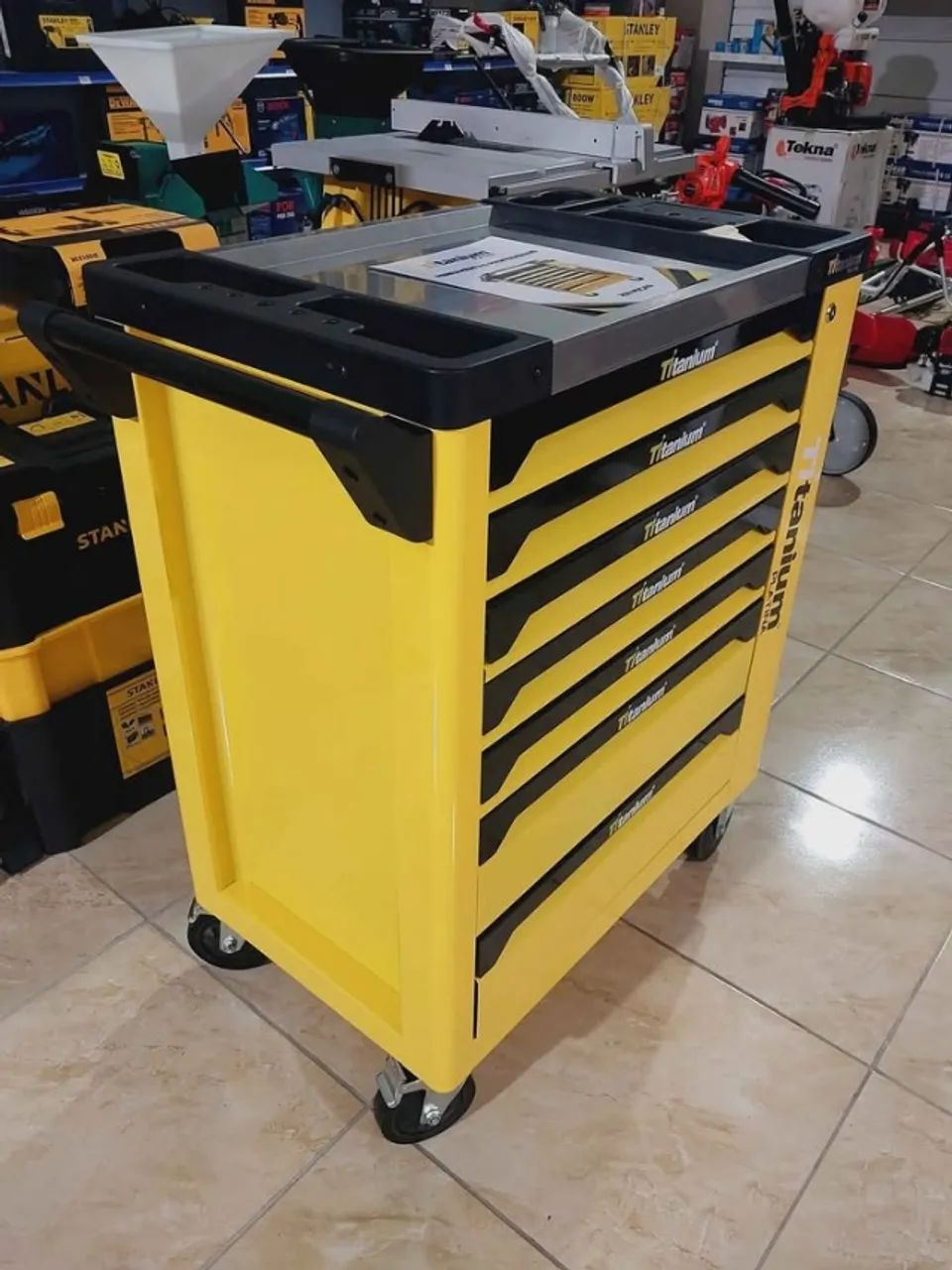 Carro Armário com ferramenta 258 peças Titanium (Loja) - Foto 2