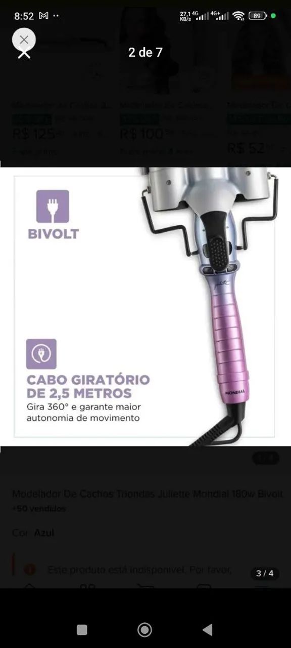 Vendo modelador de cabelos - Foto 2