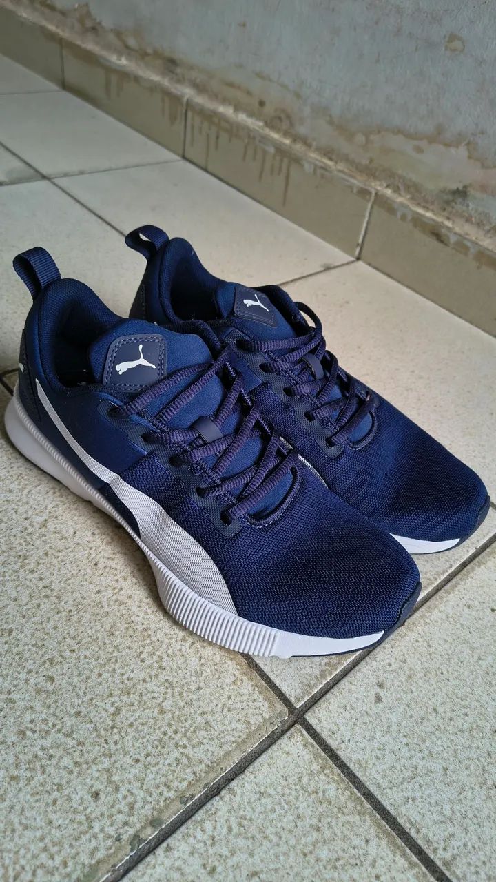 Tênis puma flyer runner azul - Foto 2