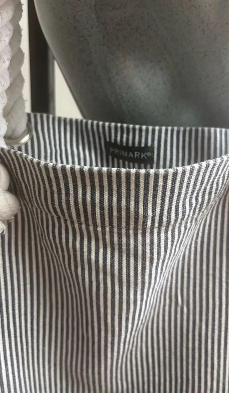 bolsa grande tecido listrado  Primark - Foto 5