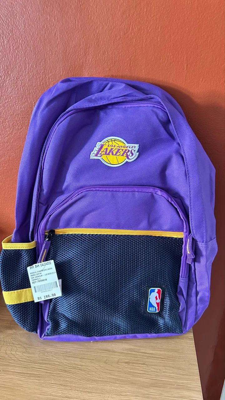 Mochila NBA Lakers Sestini - Nova - Foto 4