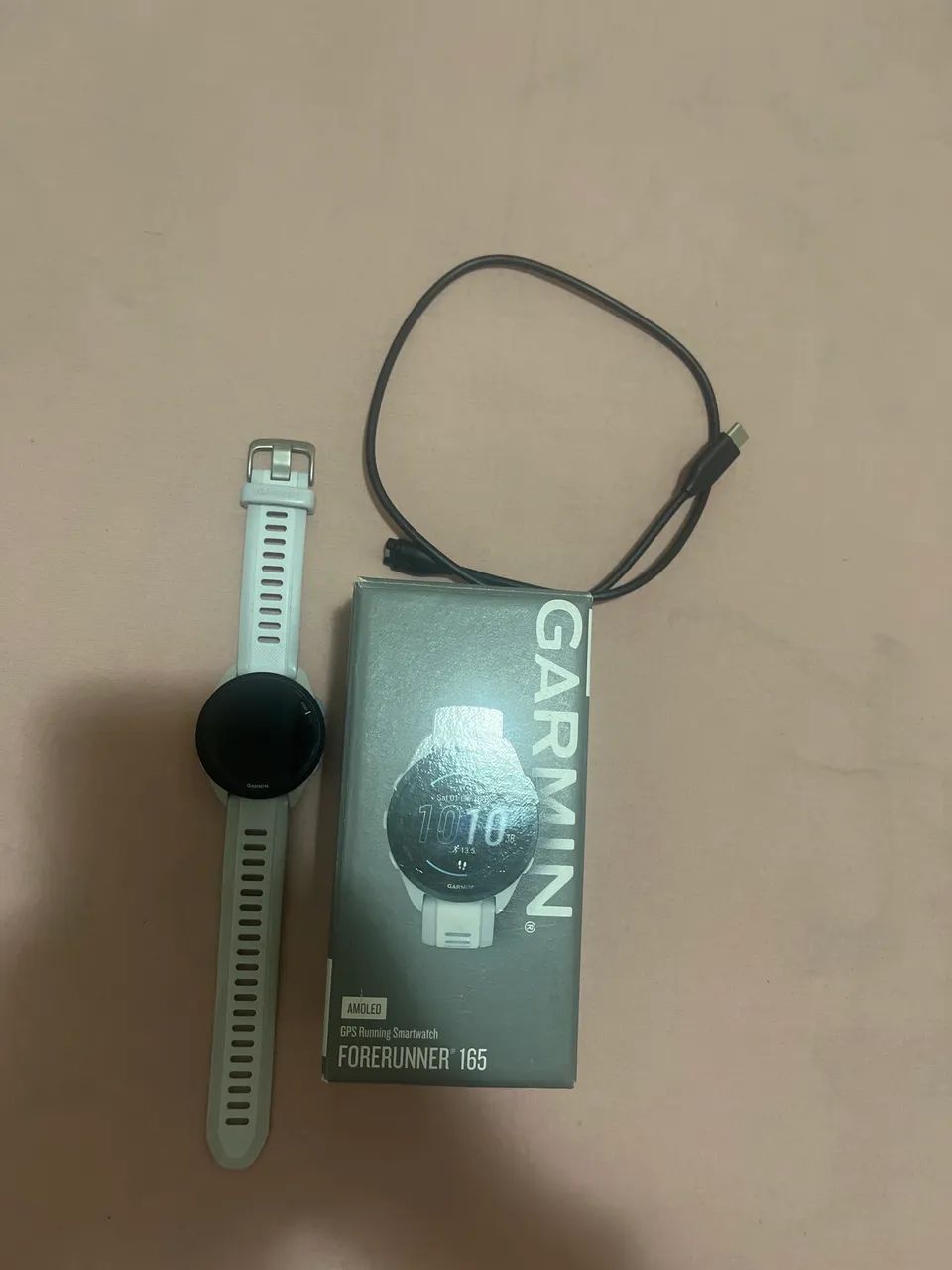 Garmin Forerunner 165 Basic Branco - pouquíssimo uso e em excelente estado de conservação. - Foto 2