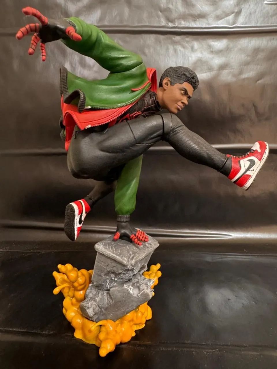 Boneco spiderman miles morales Homen aranha Action Figure - Foto 5