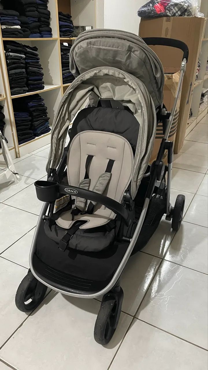 Carrinho de bebê duplo Graco - Foto 2