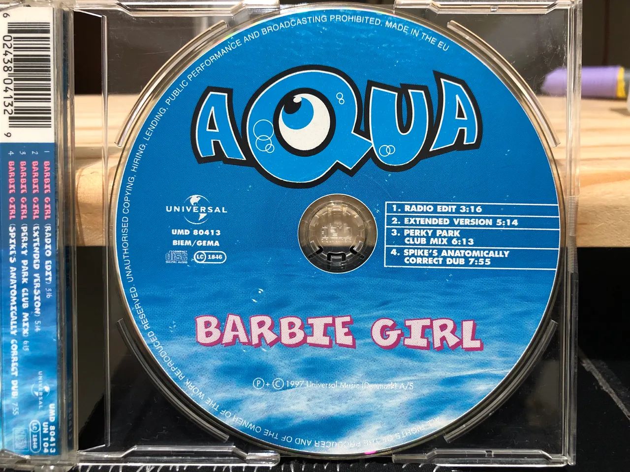 CD SINGLE AQUA BARBIE GIRL REMIXES - Foto 5