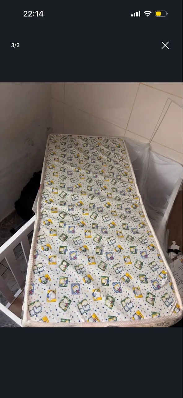 Vendo berço com colchão  - Foto 3