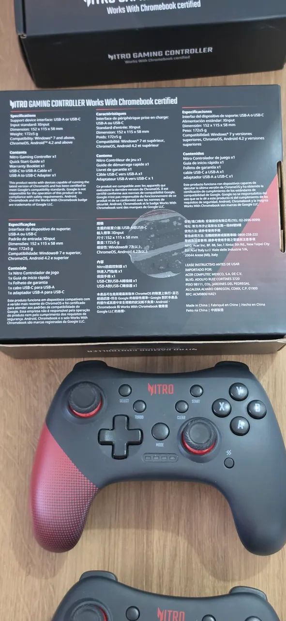 Kit 2 Controles Acer Nitro Gaming Controller - Foto 3
