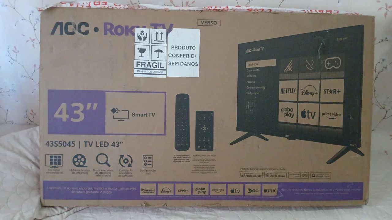 Tv tela quebrada 