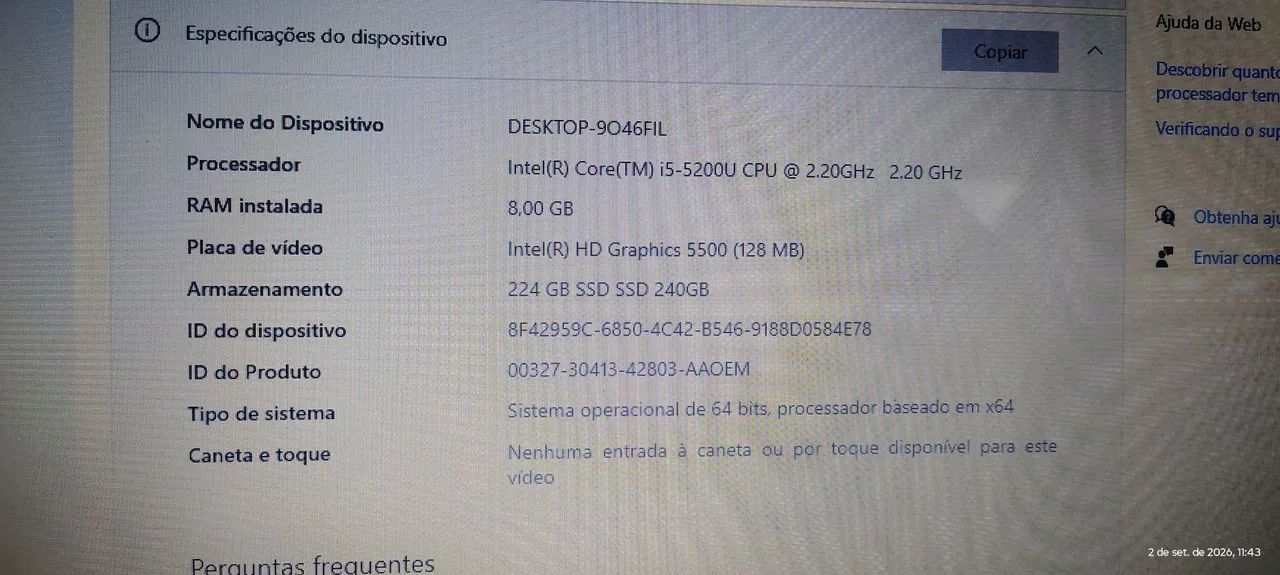 Vendo notebook Dell