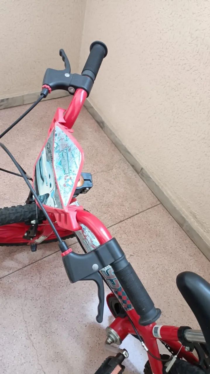 Bicicleta infantil Relâmpago McQueen - Foto 3