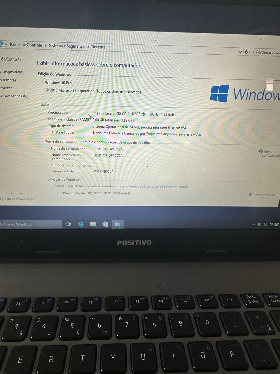 Notbook Positivo 250GB  - Foto 2