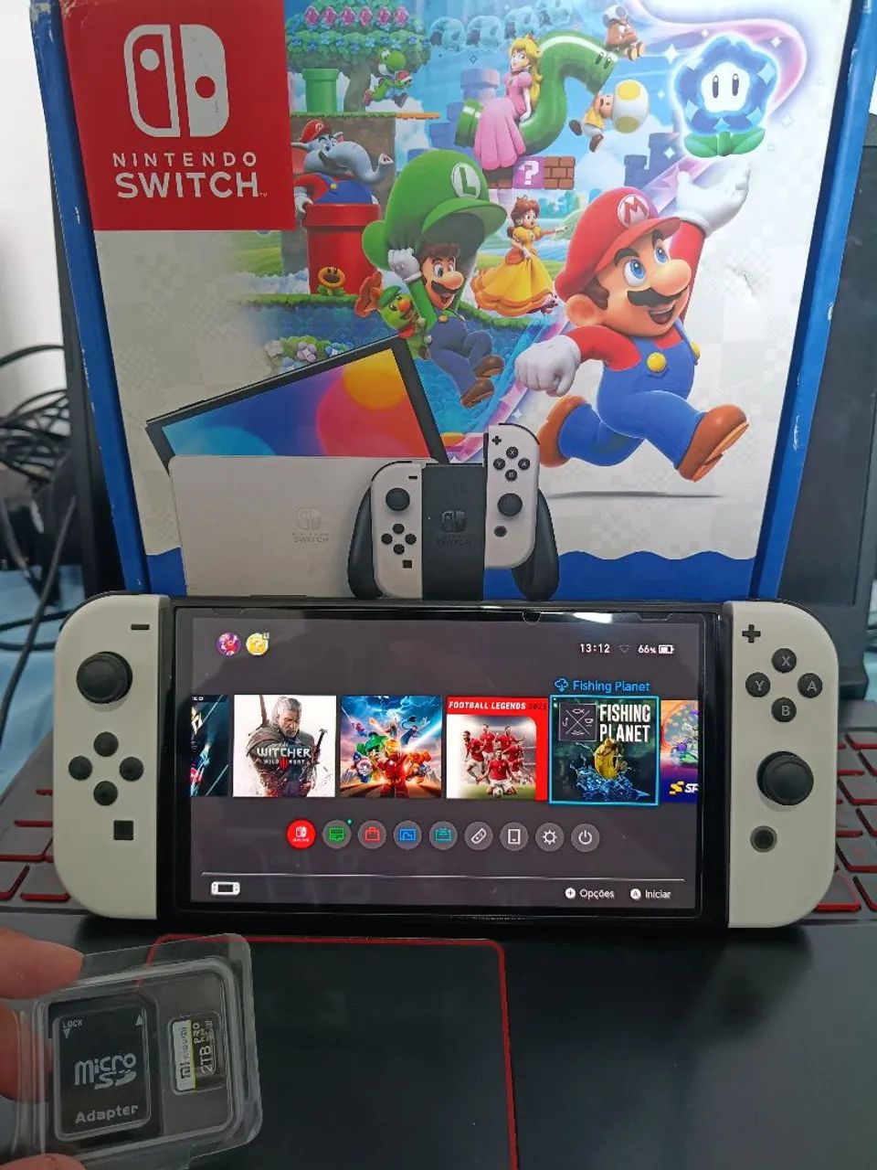 Nintendo Switch OLED 2tb com vários jogos - Foto 2