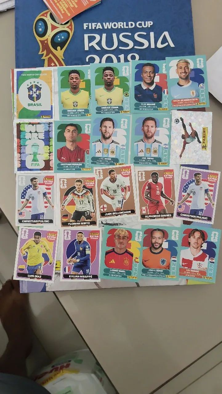 Figurinhas da copa 100 figurinhas por R$49. - Foto 5